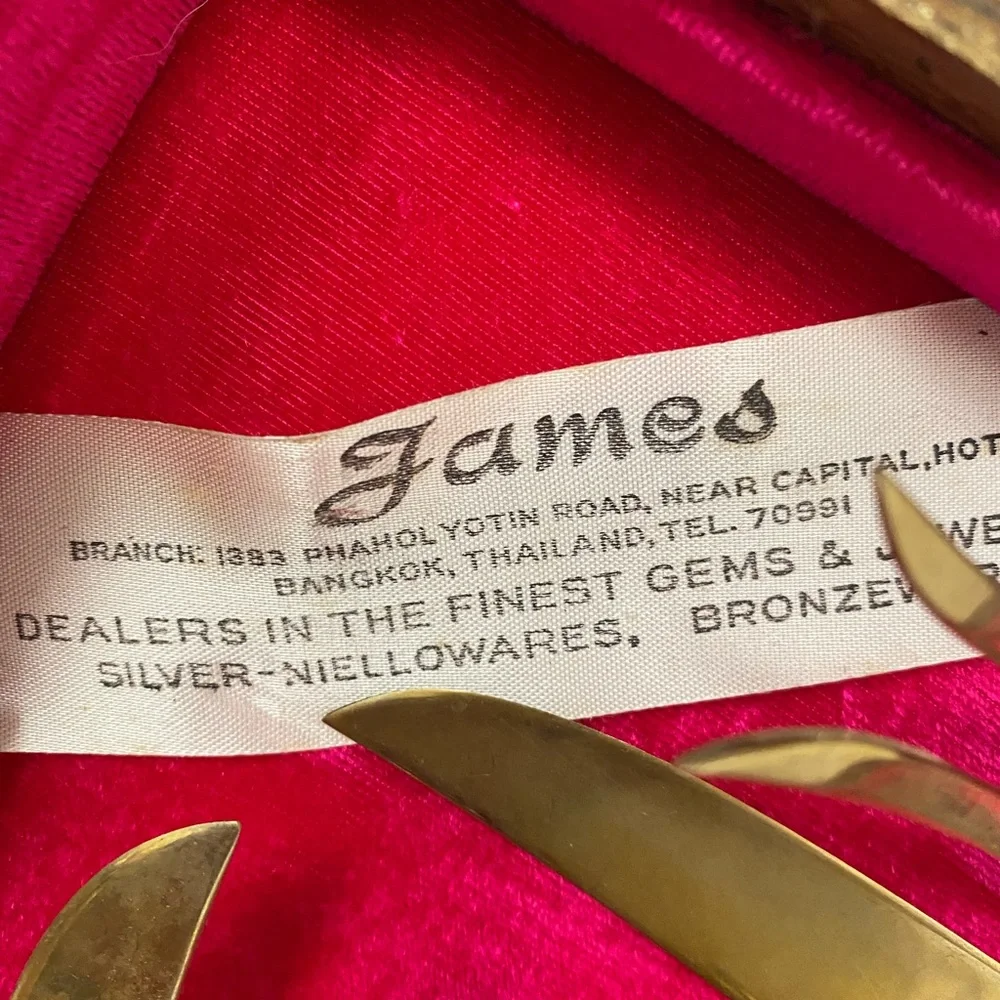 James Jewelers Vintage Bronze Flatware Thailand